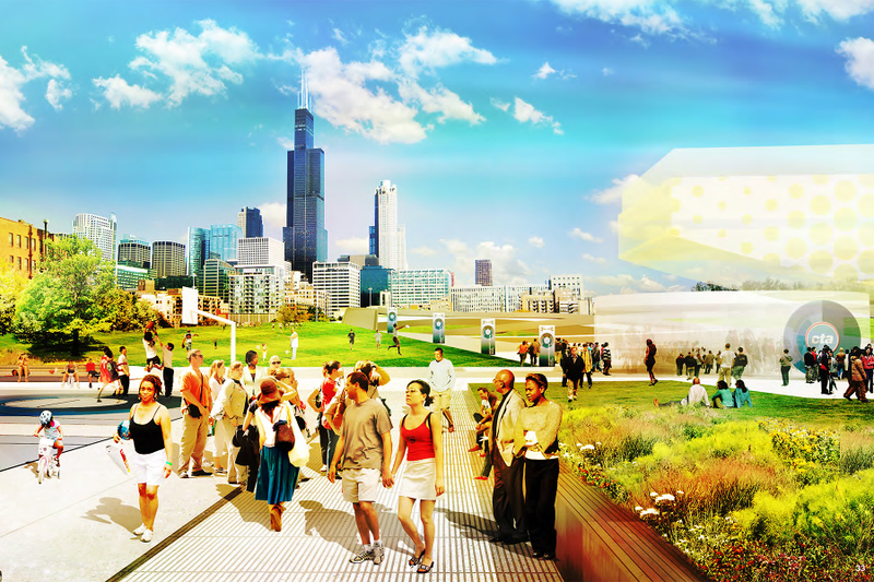 Illustration for article titled The Obama Library May Be a City-Wide Piece of Public Infrastructure